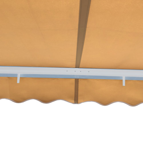 ALEKO 8'' Polyester Cover Motorized Retractable Patio Awning & Reviews